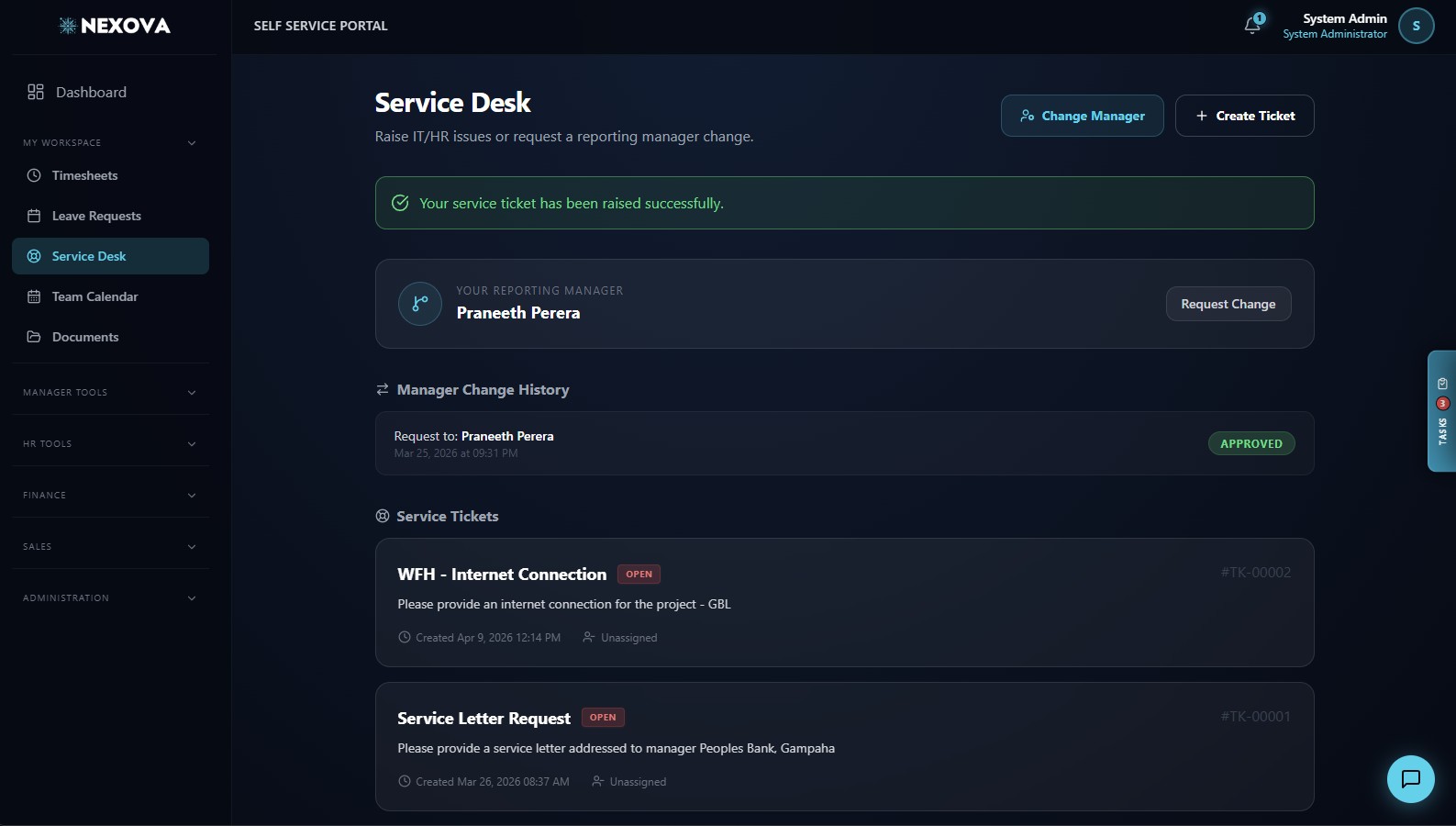 NexCore Interface Background